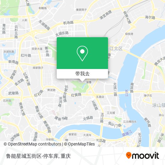 鲁能星城五街区-停车库地图
