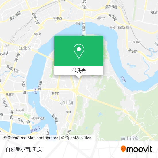 自然香小面地图