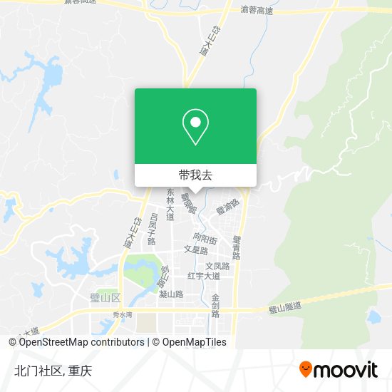 北门社区地图