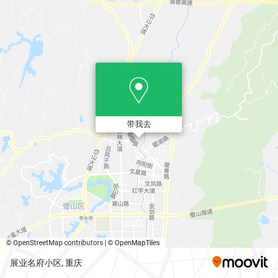 展业名府小区地图