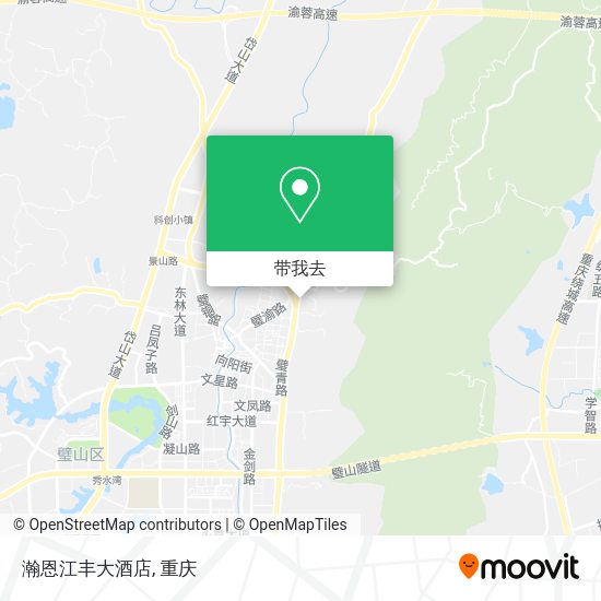 瀚恩江丰大酒店地图
