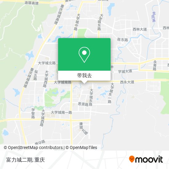 富力城二期地图