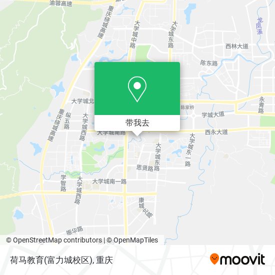 荷马教育(富力城校区)地图