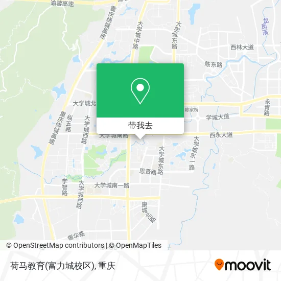 荷马教育(富力城校区)地图