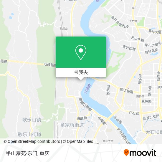 半山豪苑-东门地图