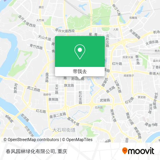春风园林绿化有限公司地图
