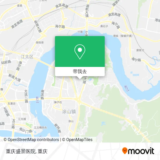 重庆盛景医院地图