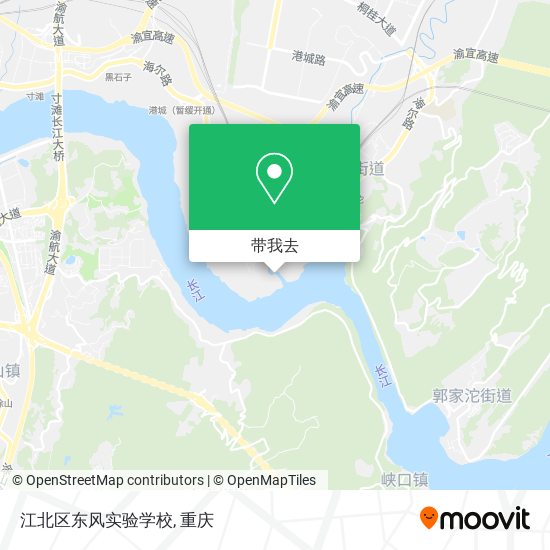 江北区东风实验学校地图