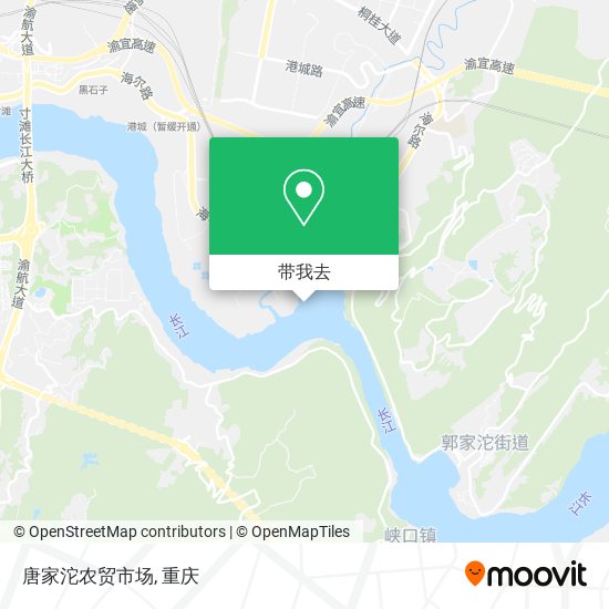 唐家沱农贸市场地图