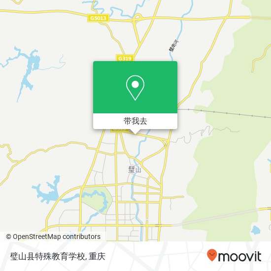 璧山县特殊教育学校地图