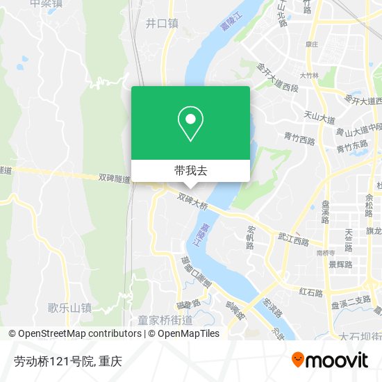 劳动桥121号院地图