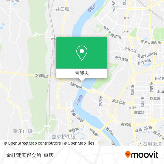金桂梵美容会所地图