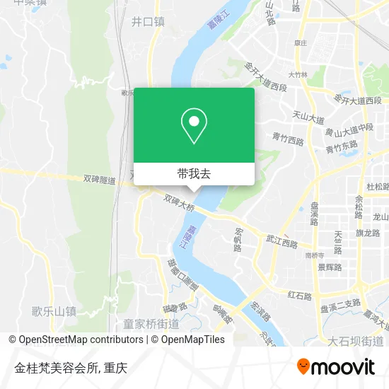金桂梵美容会所地图