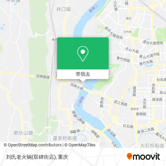 刘氏老火锅(双碑街店)地图