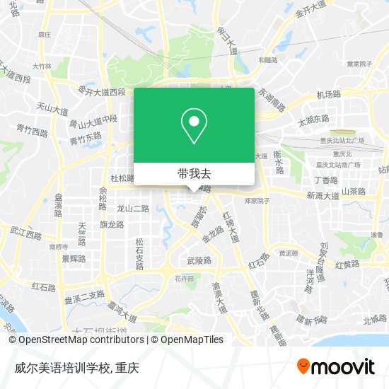 威尔美语培训学校地图