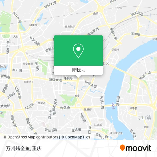 万州烤全鱼地图