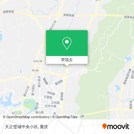 天正璧城中央小区地图