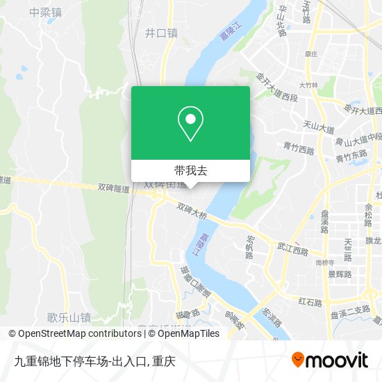 九重锦地下停车场-出入口地图