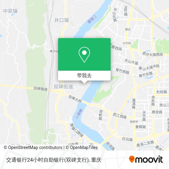 交通银行24小时自助银行(双碑支行)地图
