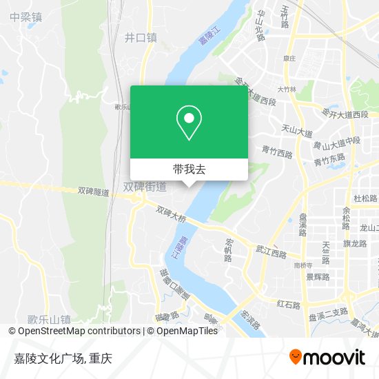 嘉陵文化广场地图