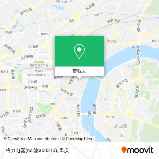 格力电器(no.渝a00310)地图
