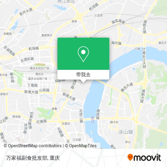万家福副食批发部地图