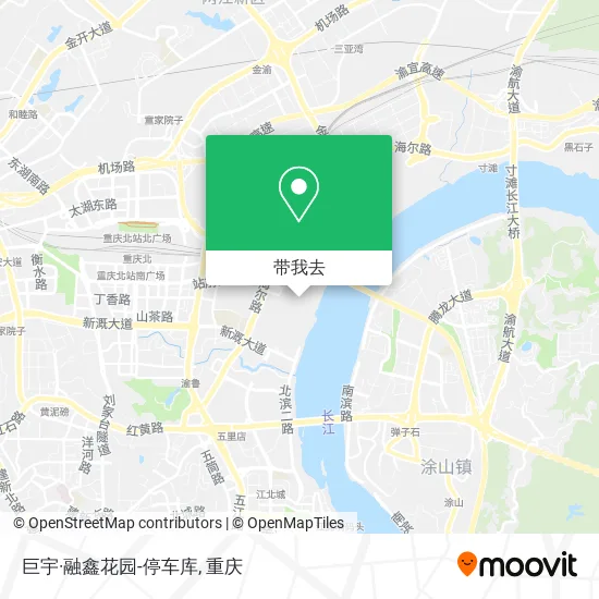 巨宇·融鑫花园-停车库地图