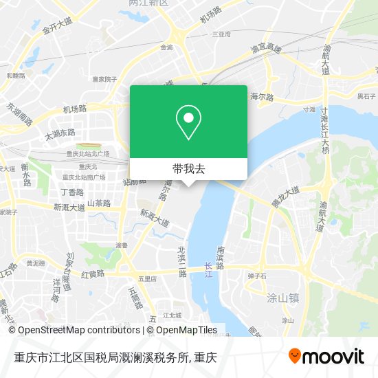 重庆市江北区国税局溉澜溪税务所地图