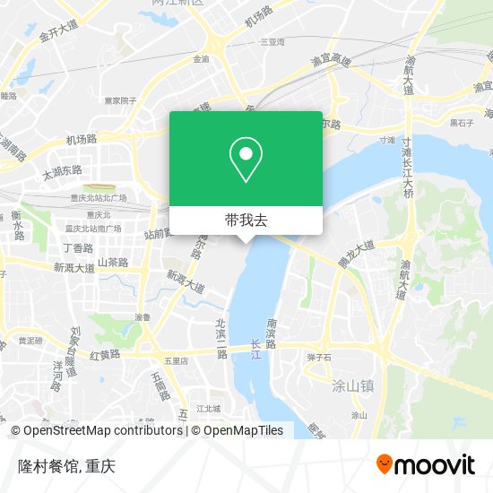 隆村餐馆地图