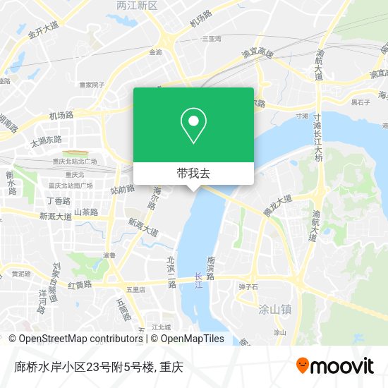 廊桥水岸小区23号附5号楼地图