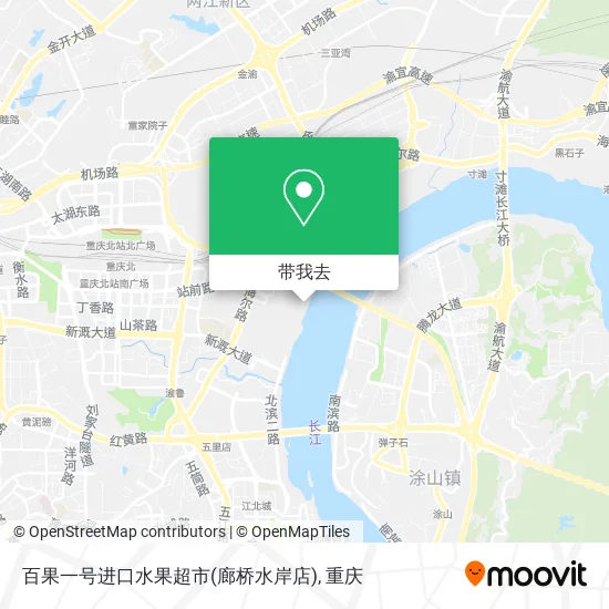 百果一号进口水果超市(廊桥水岸店)地图