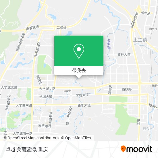 卓越·美丽蓝湾地图