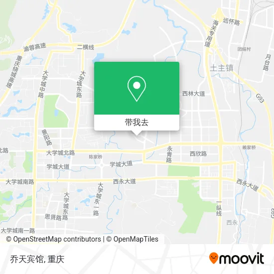 乔天宾馆地图