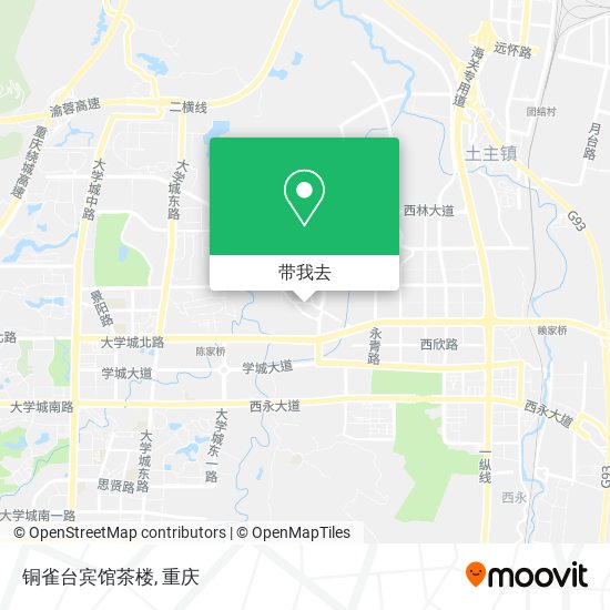 铜雀台宾馆茶楼地图