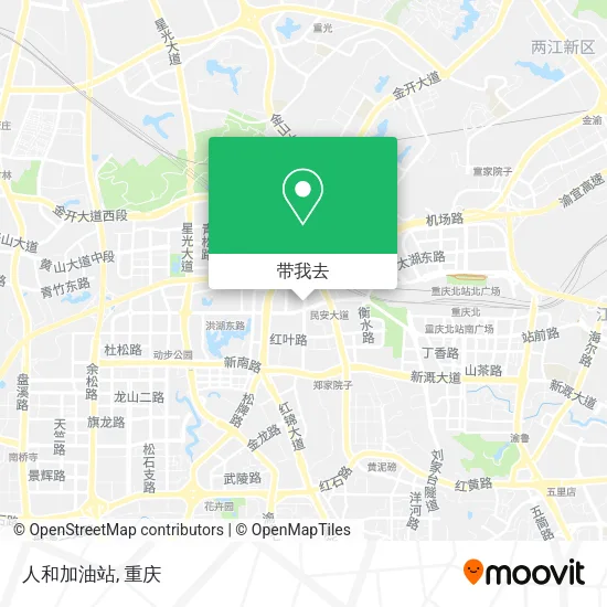人和加油站地图