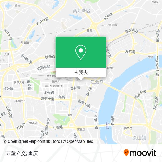 五童立交地图