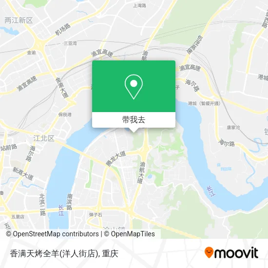香满天烤全羊(洋人街店)地图