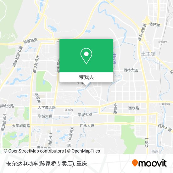 安尔达电动车(陈家桥专卖店)地图