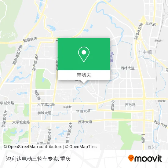 鸿利达电动三轮车专卖地图