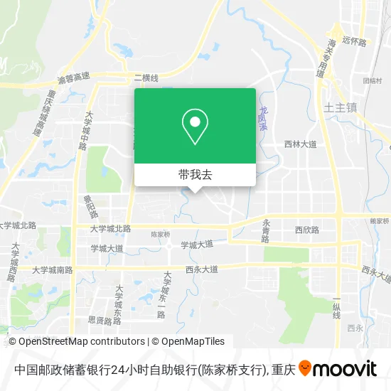 中国邮政储蓄银行24小时自助银行(陈家桥支行)地图