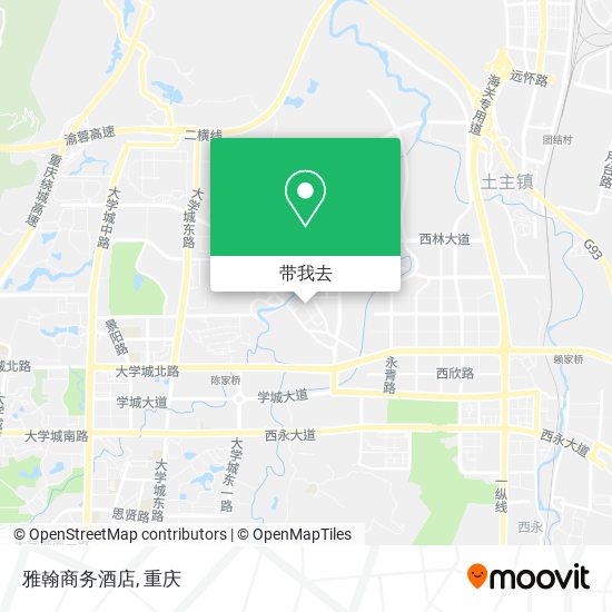 雅翰商务酒店地图