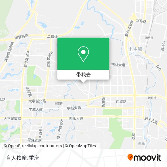 盲人按摩地图