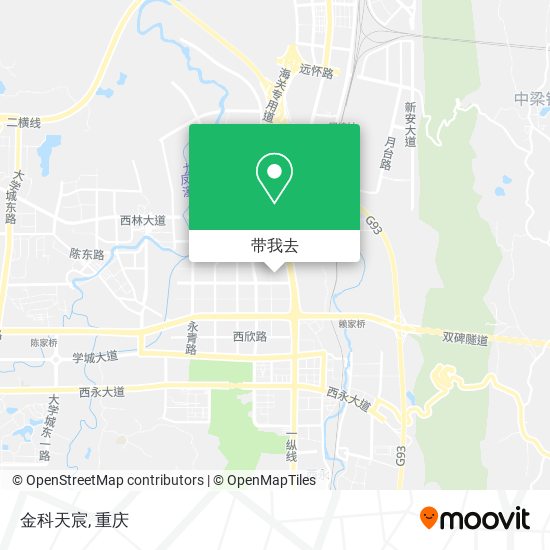 金科天宸地图