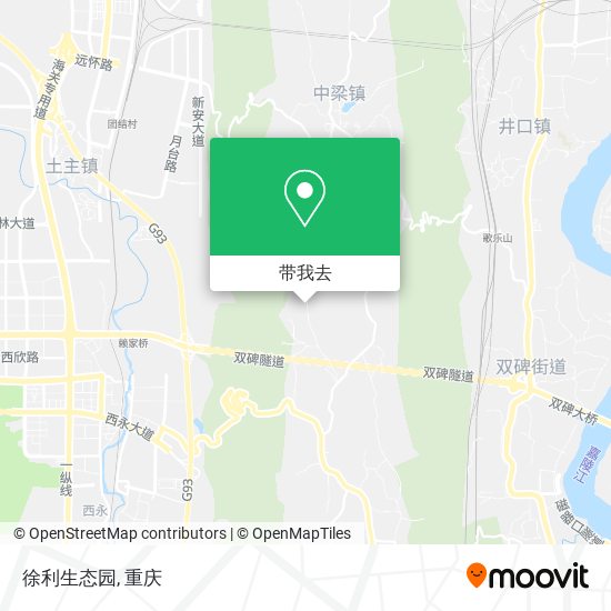 徐利生态园地图