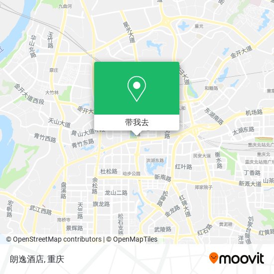 朗逸酒店地图