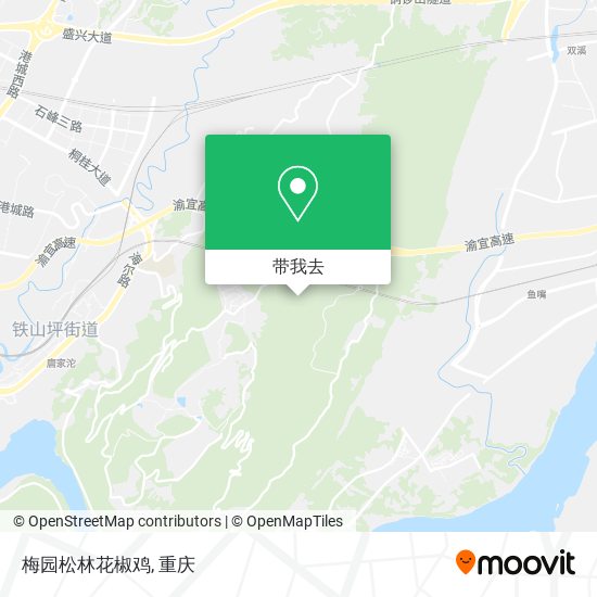 梅园松林花椒鸡地图