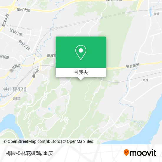 梅园松林花椒鸡地图