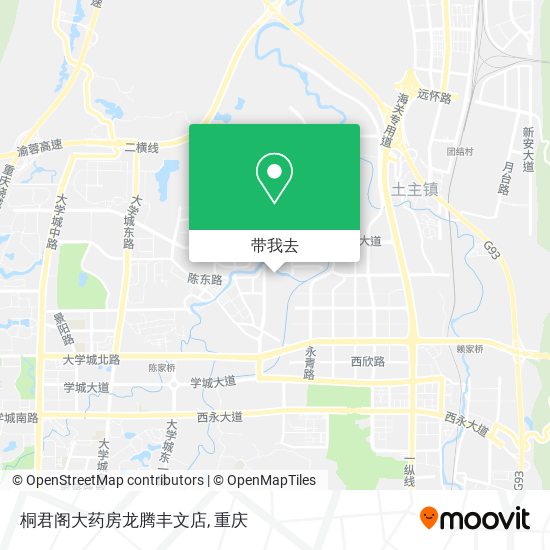 桐君阁大药房龙腾丰文店地图