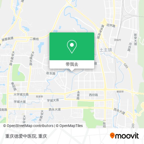 重庆德爱中医院地图