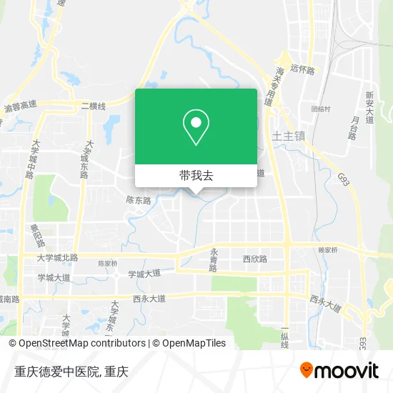 重庆德爱中医院地图